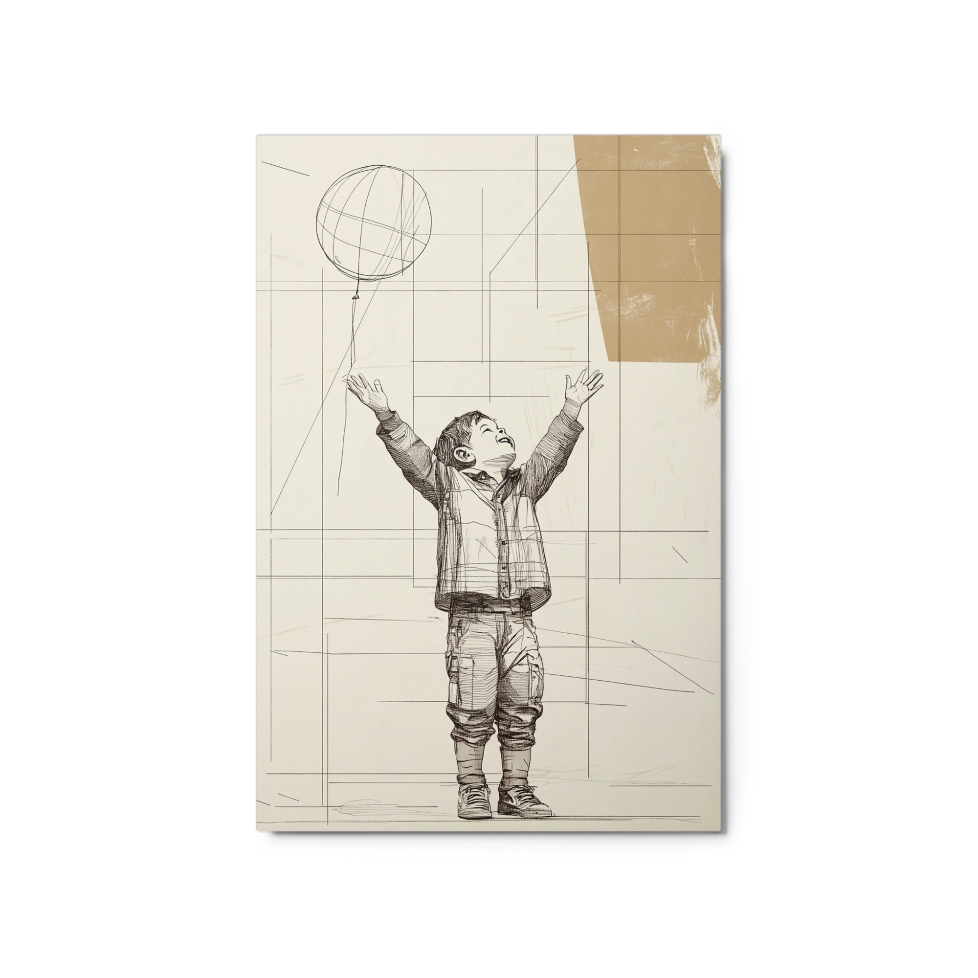 Joyful Child with Balloon