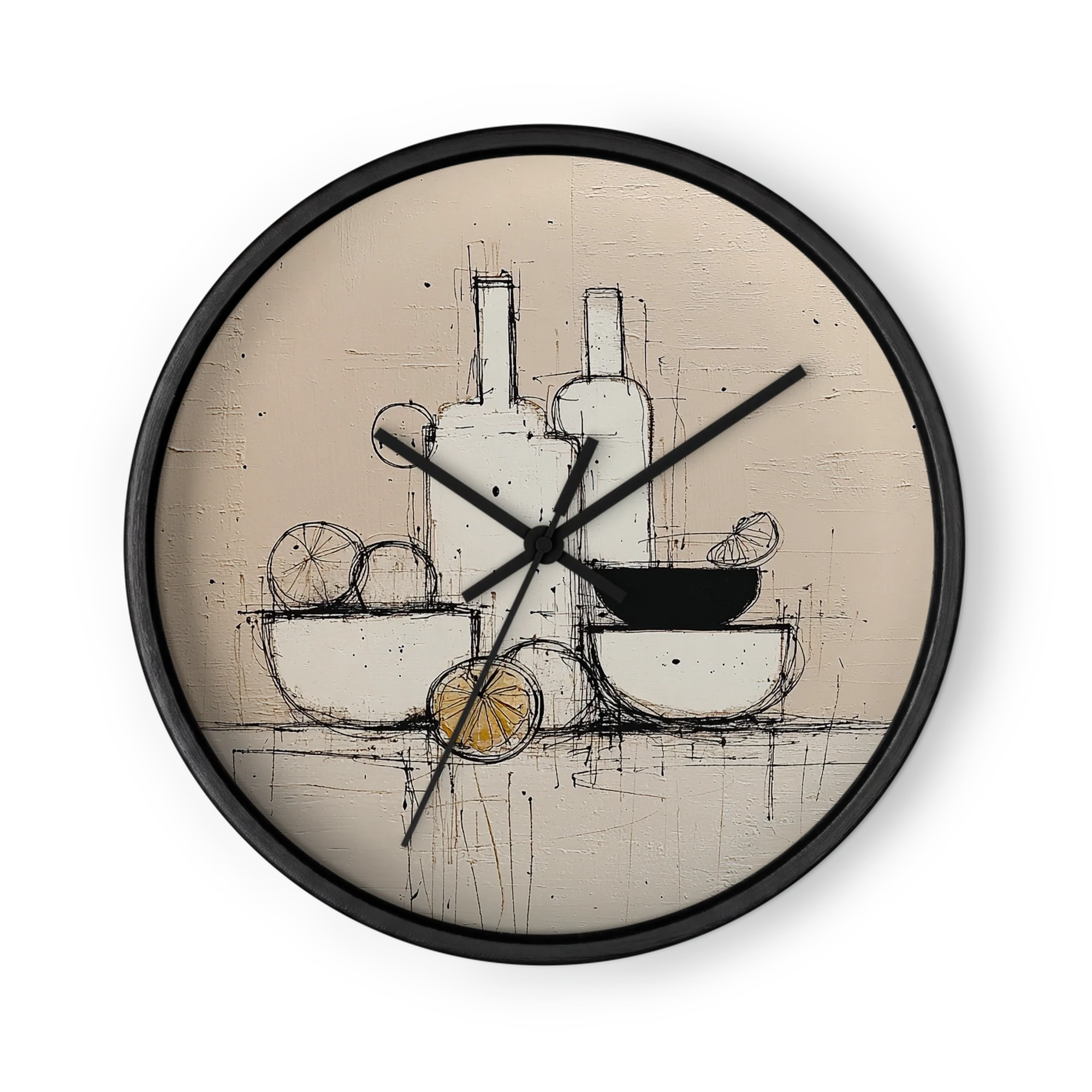 Minimalist Citrus and Bottles