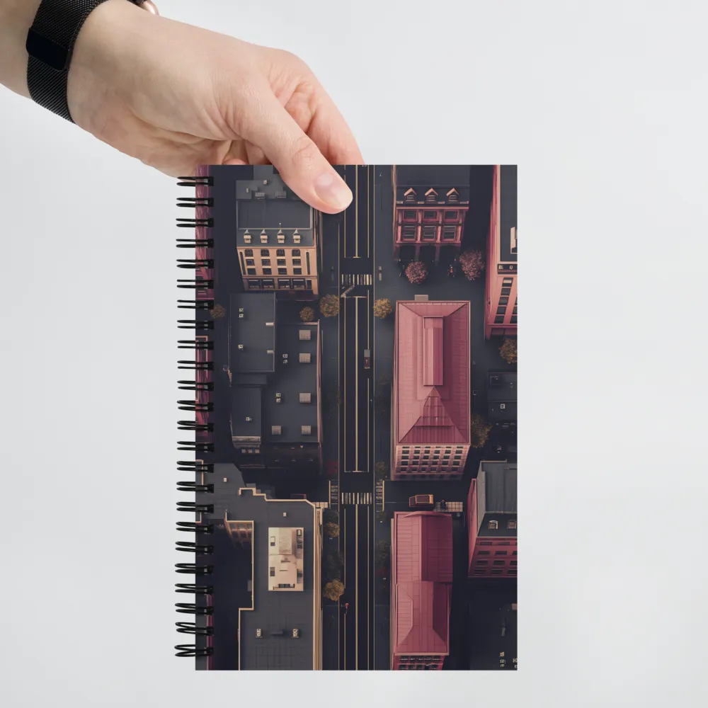 Urban Grid 
 Spiral Notebook | 140 pages