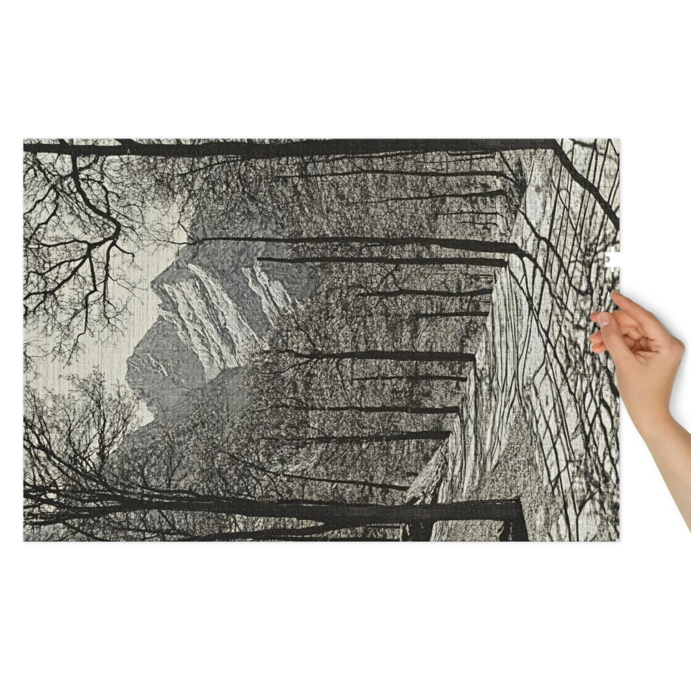 Ascensão do Caminho na Floresta 
 Puzzle em caixa de metal