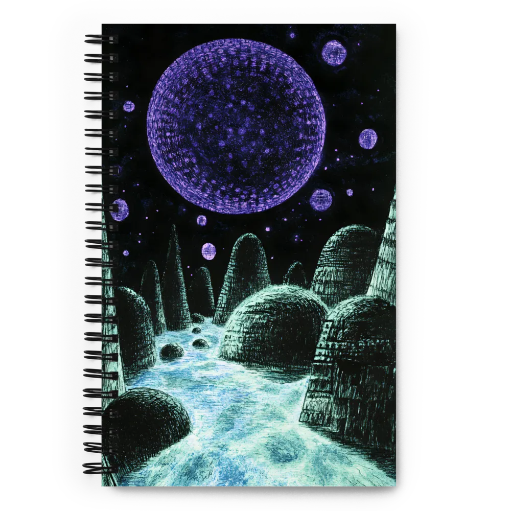 Cosmic River Journey 
 Spiral Notebook | 140 pages