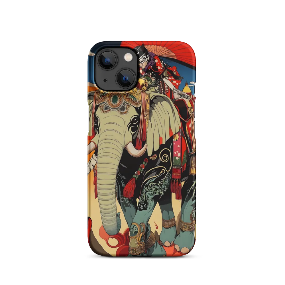 Majestic Elephant with Rider | Phone Case