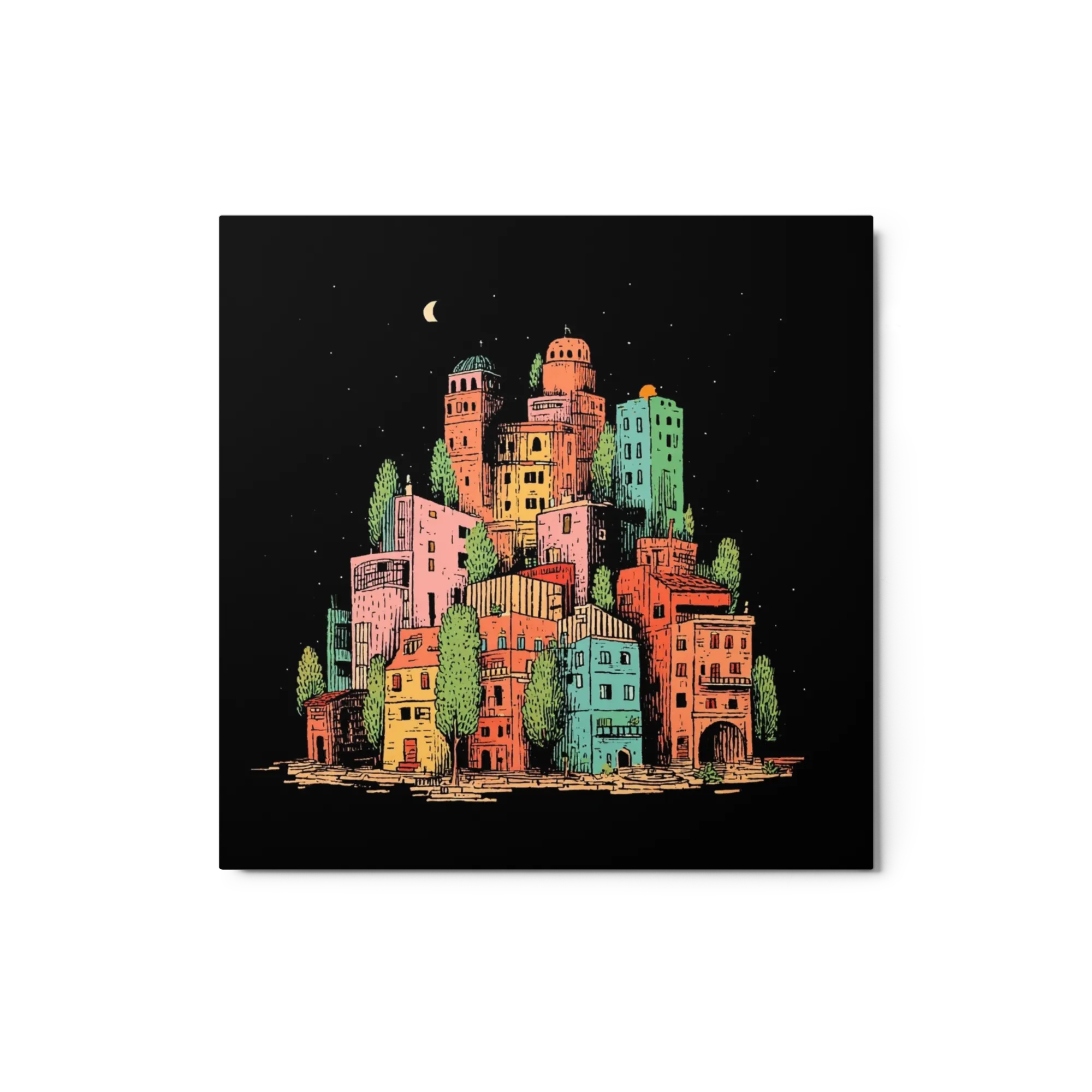 Night Village Stack
