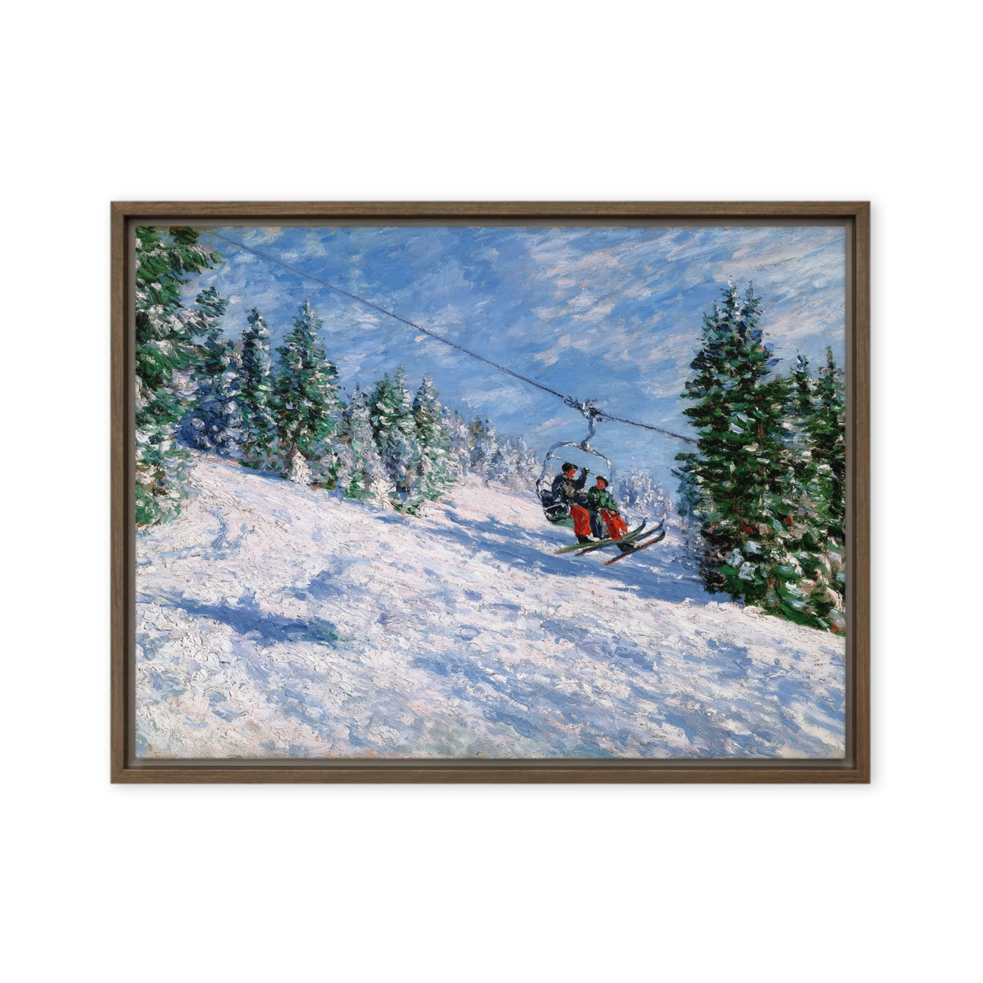 Winter Chairlift | Art Print