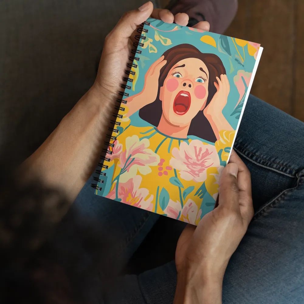 Floral Panic 
 Spiral Notebook | 140 pages