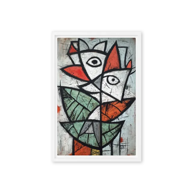 Cubist Floral Vision | Art Print