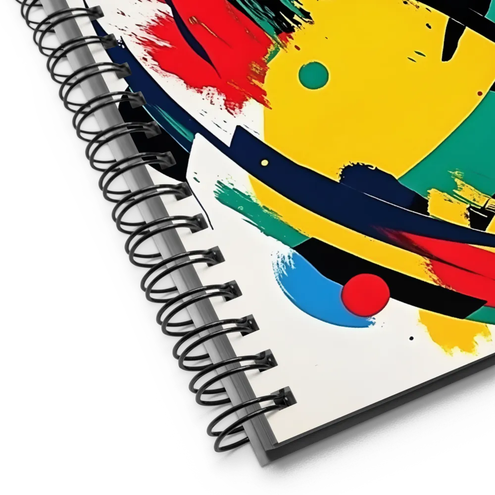 Dynamic Abstract Flux 
 Spiral Notebook | 140 pages