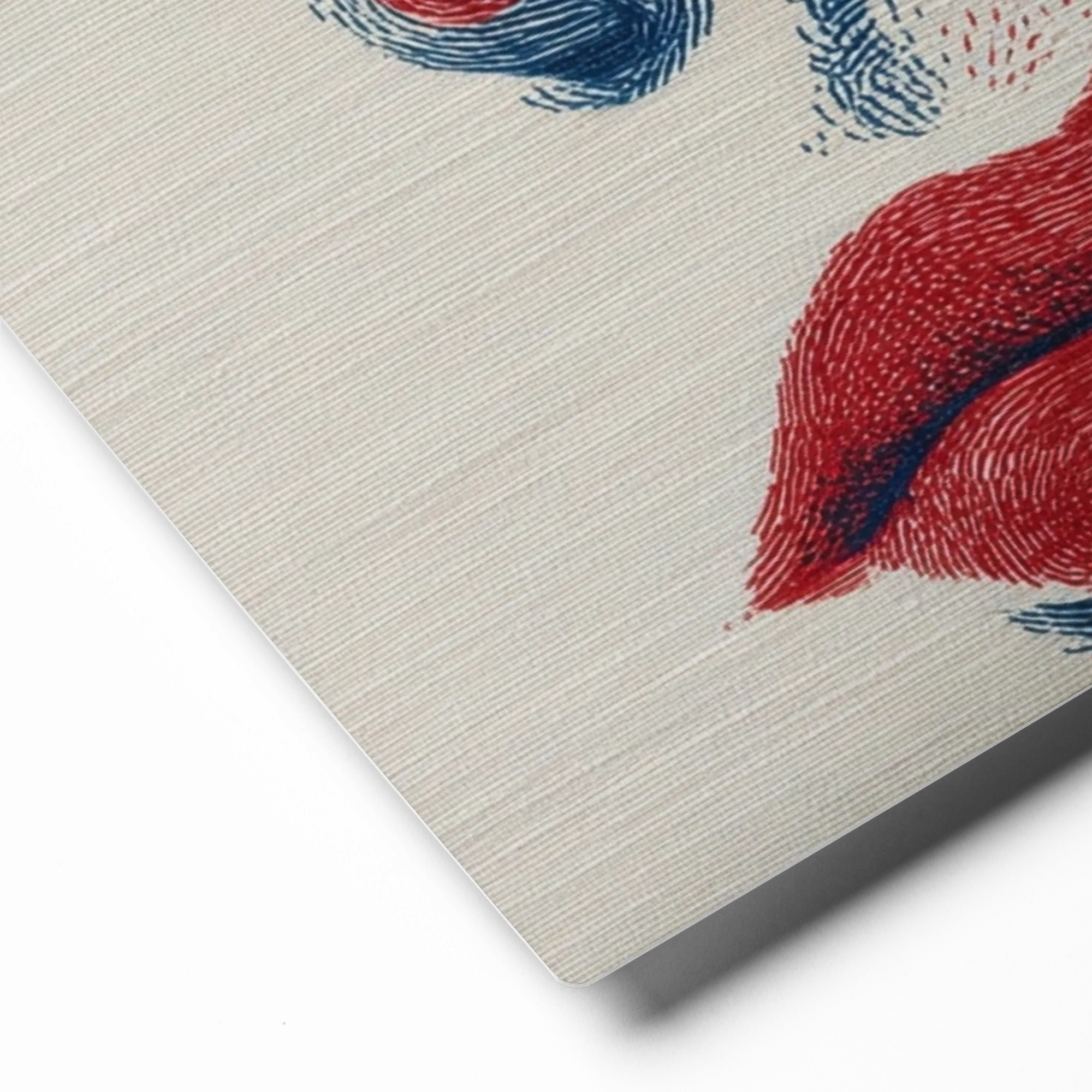 Red and Blue Etching | Art Print