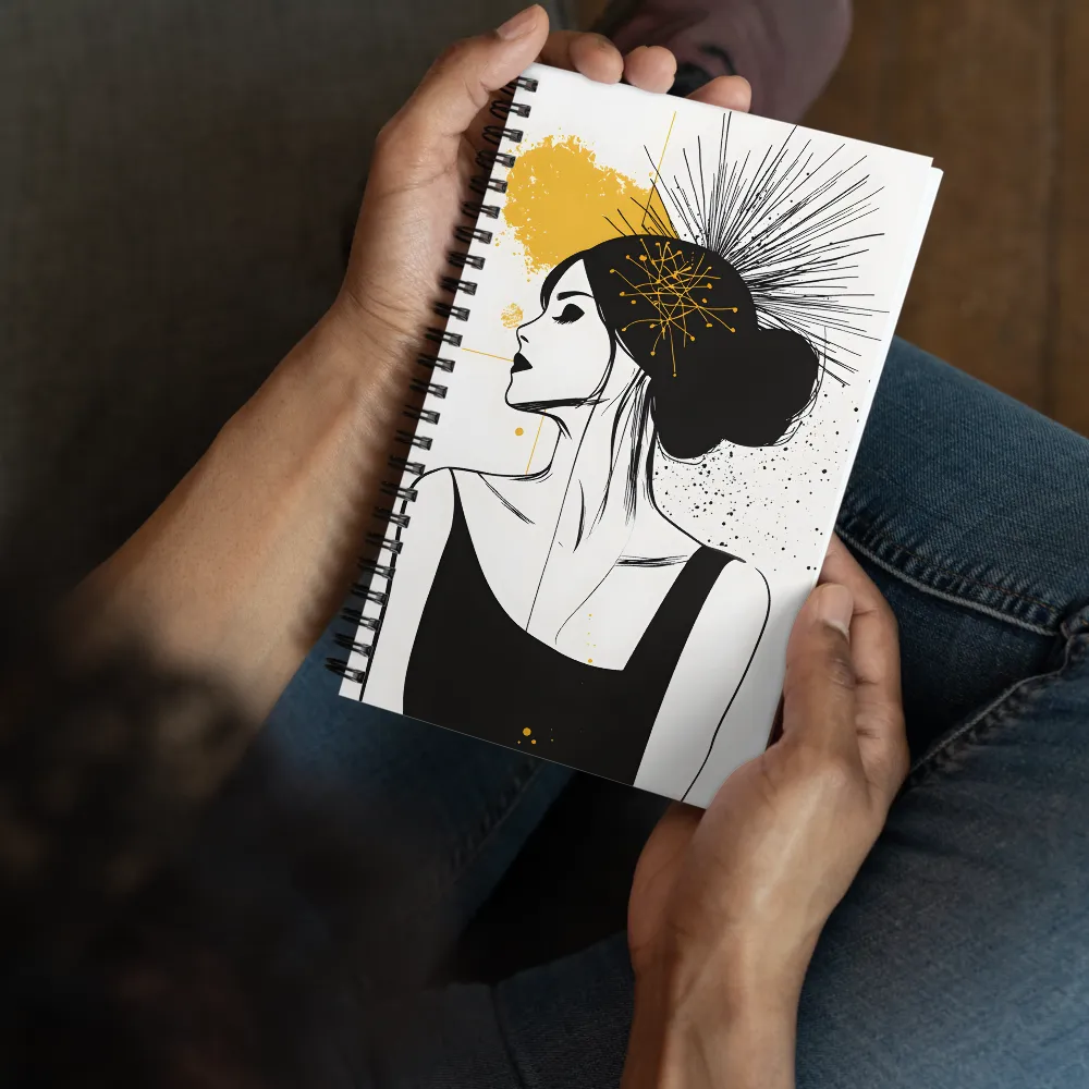 Golden Mind Profile 
 Spiral Notebook | 140 pages