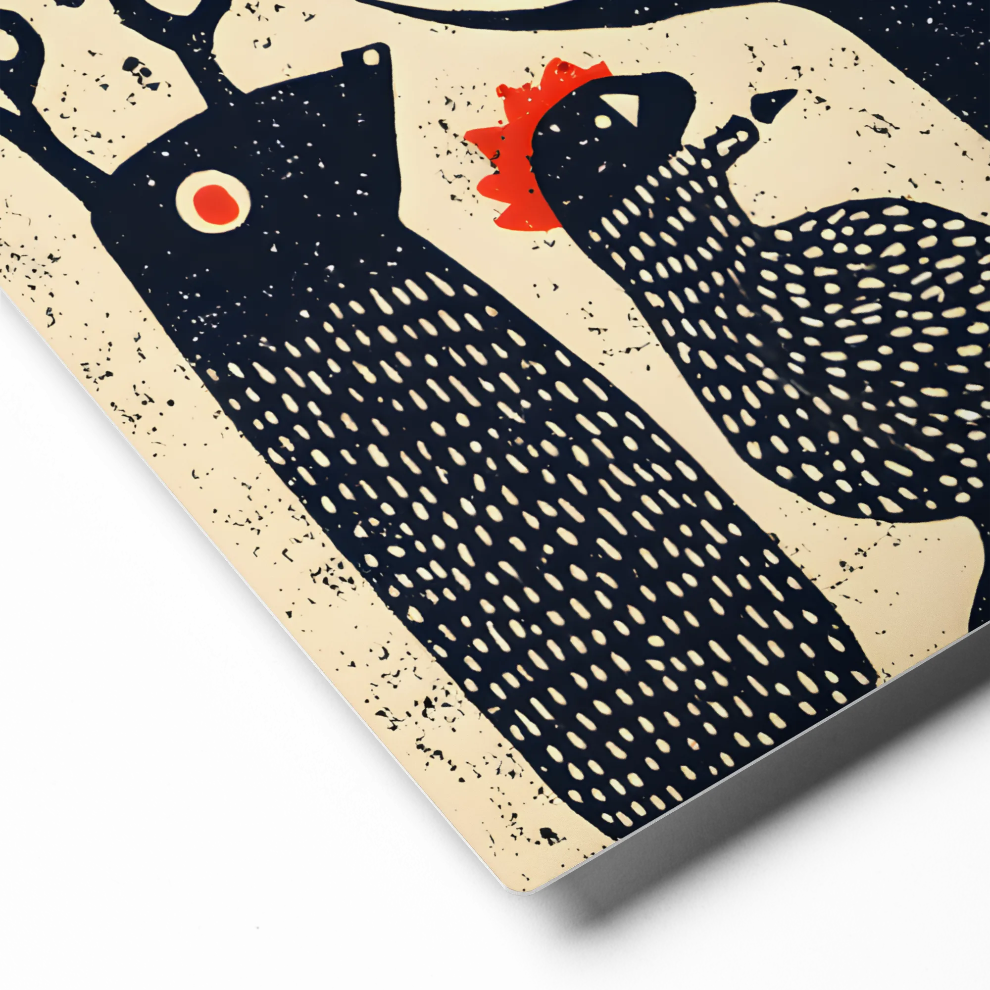 Whimsical Folk Creatures 
 Canvas | 8″x 8″