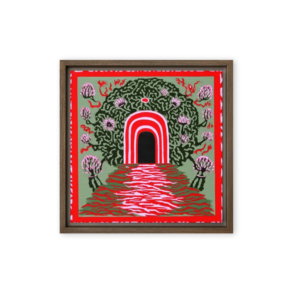 The Crimson Archway | Art Print