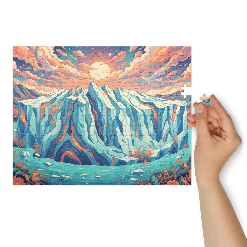 Pastel Iceberg Dreamscape | Jigsaw Puzzles
