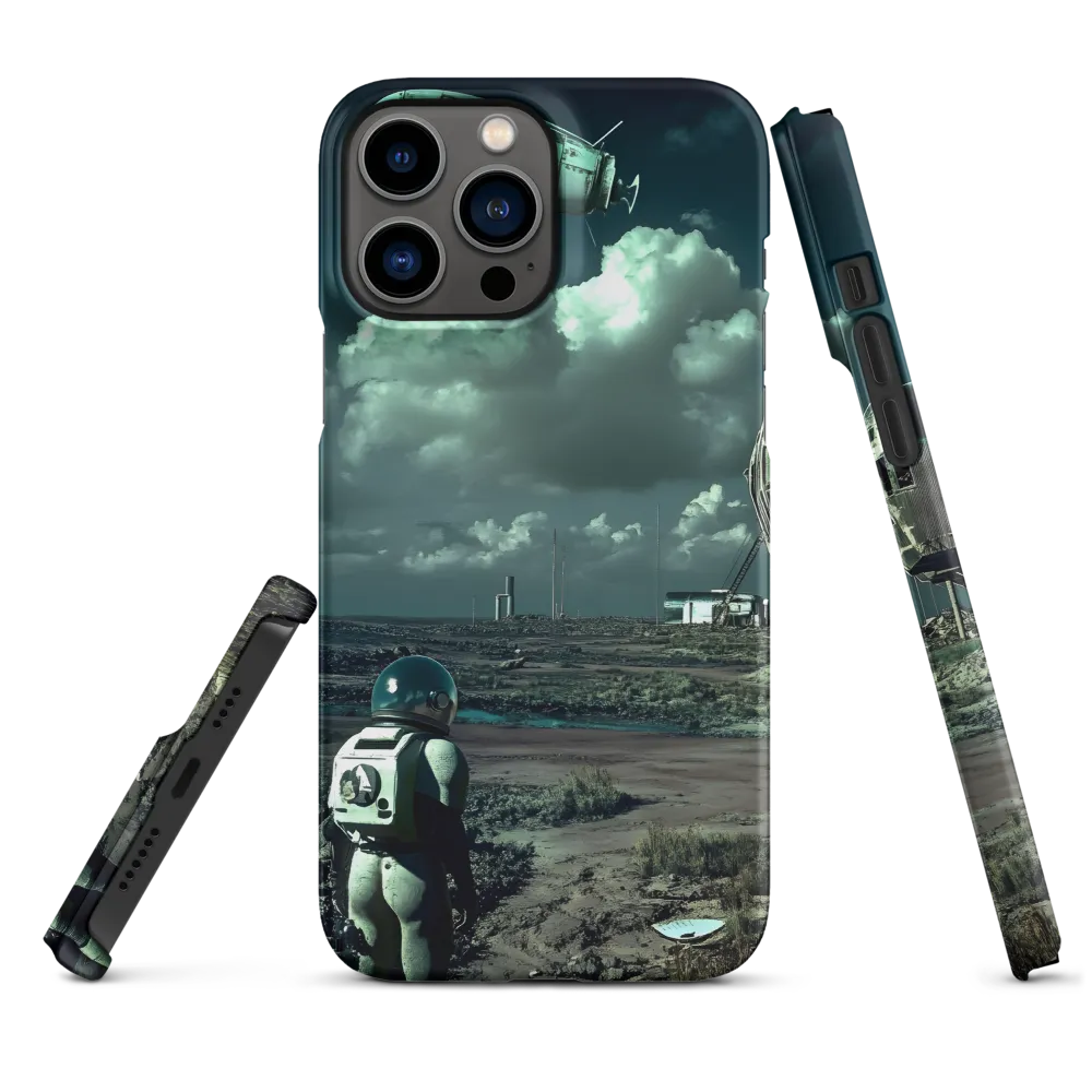Surreal Astronaut with Blimp | Phone Case