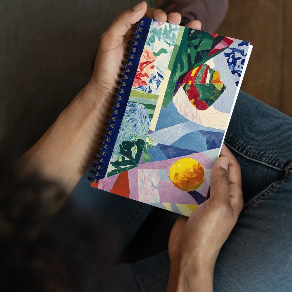 Fragmented Color Study 
 Spiral Notebook | 140 pages