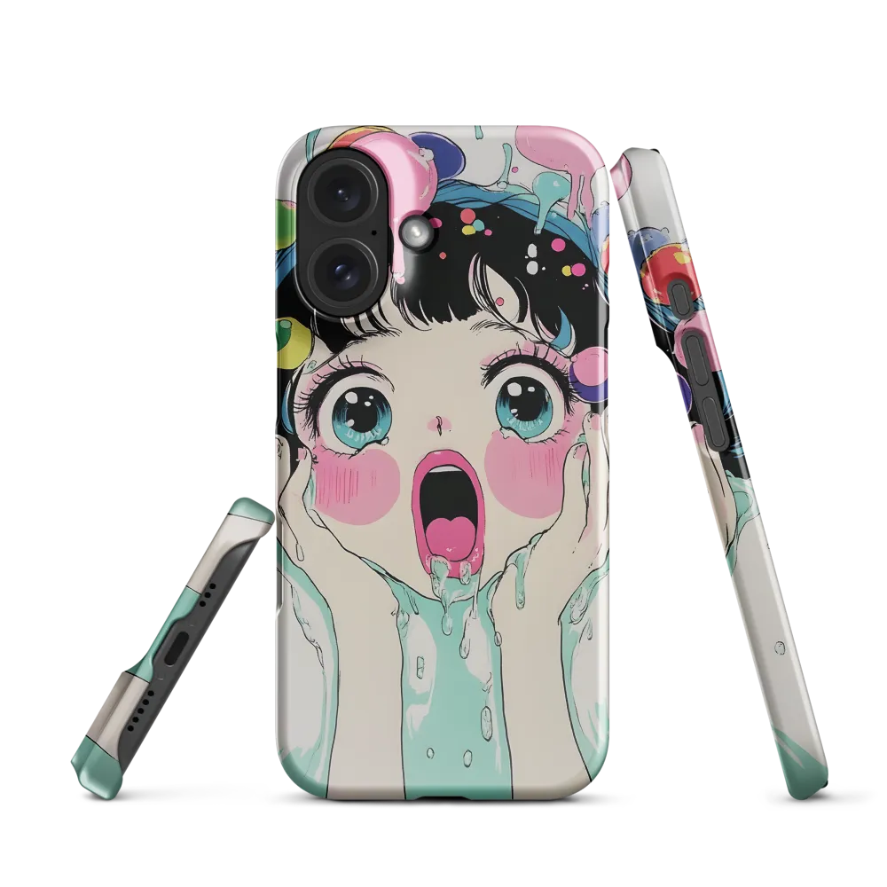 Screaming Anime Girl 
 iPhone 15 Plus | Tough Case