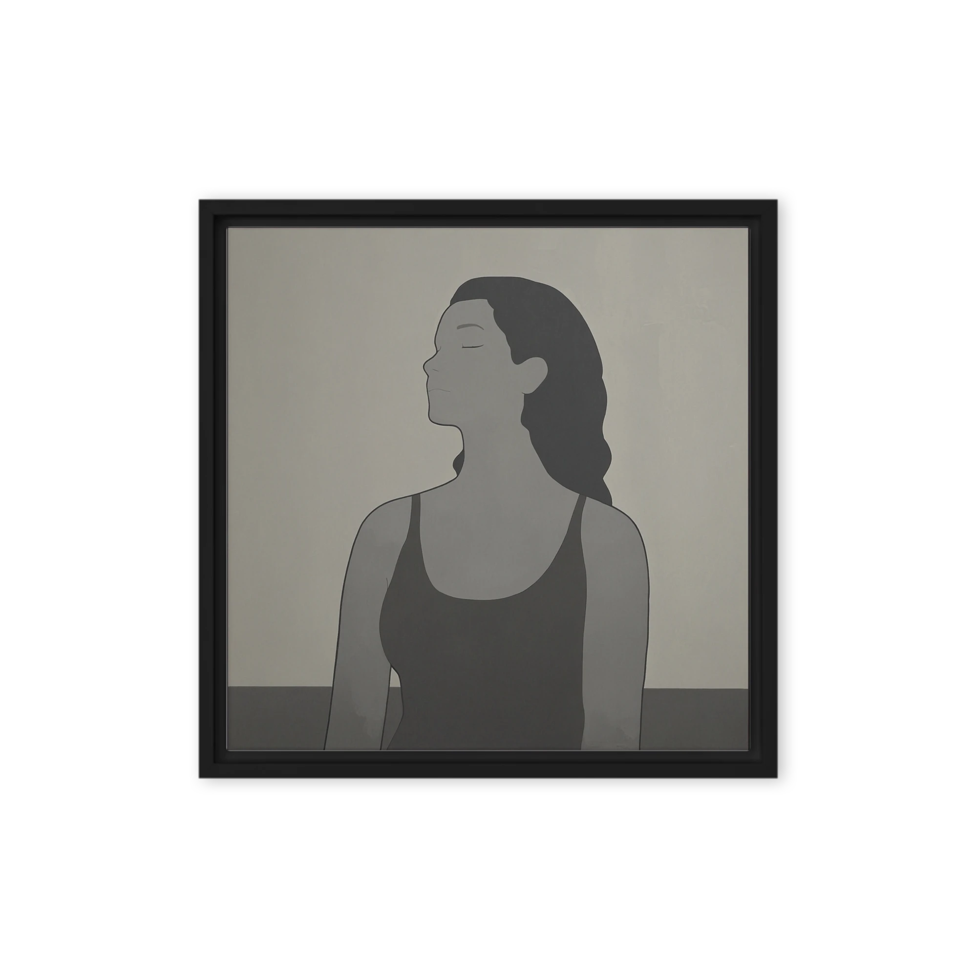 Minimalist Woman Portrait