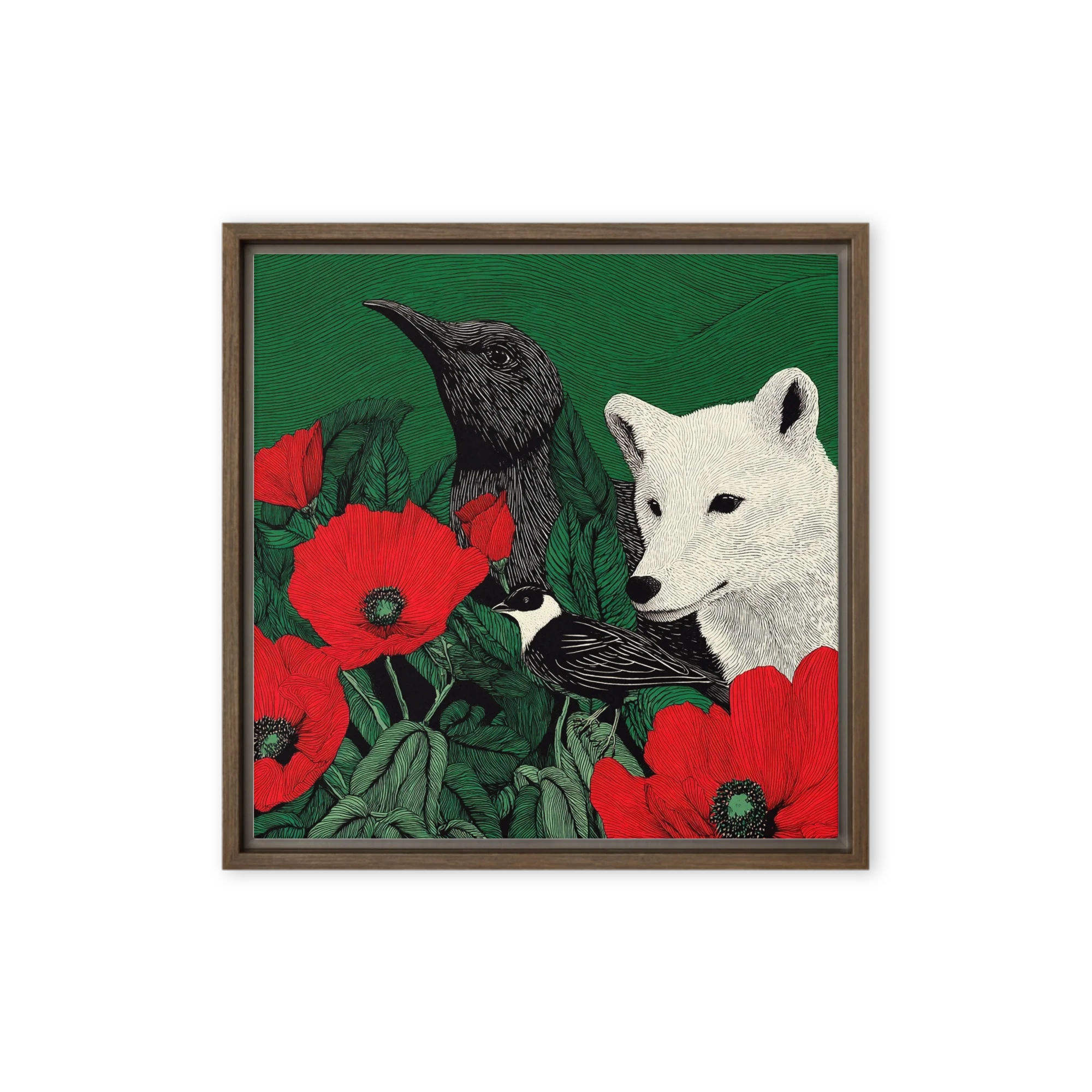 The Raven and the White Wolf
