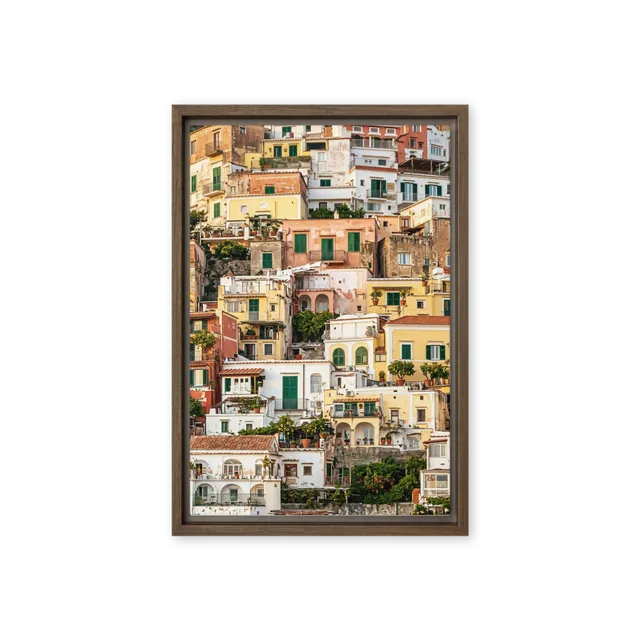 Amalfi Coastline Houses | Art Print
