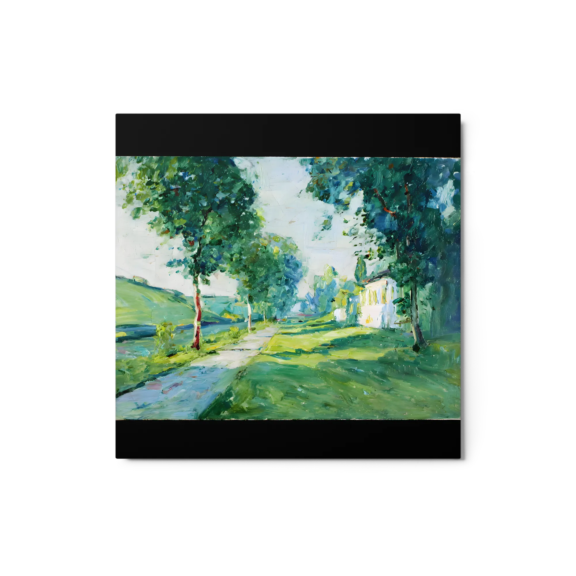 Sunlit Path Impressionist View