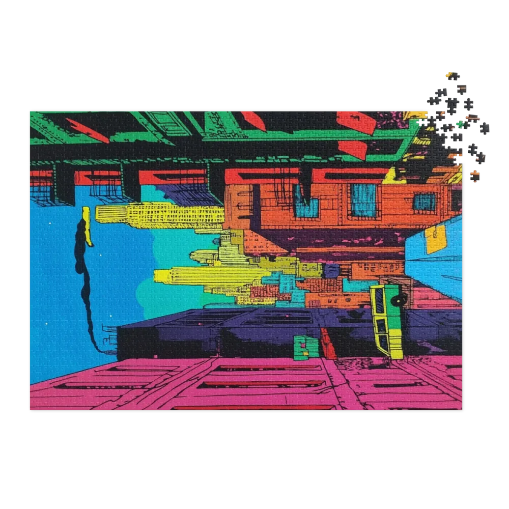 Vibrant Cityscape Illustration