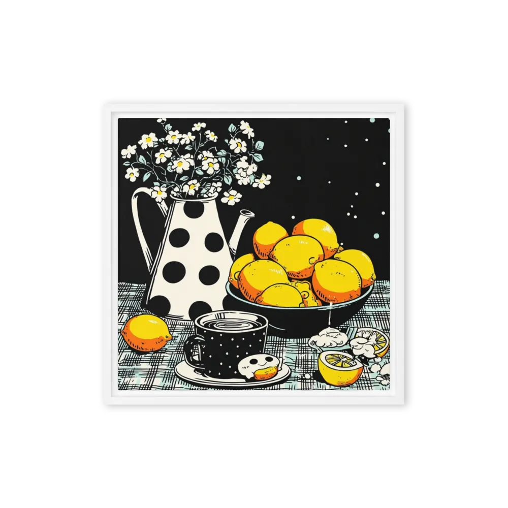 Lemons and Polka Dots | Art Print