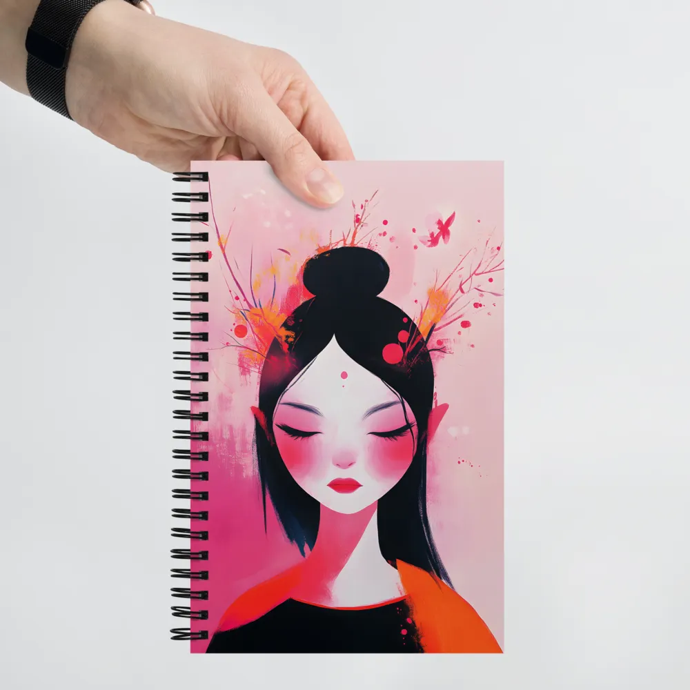 Whispers of Sakura 
 Spiral Notebook | 140 pages