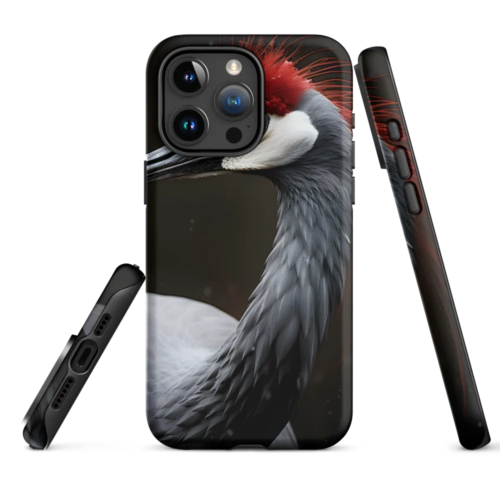 Photographic Portrait of a Crane | Phone Case