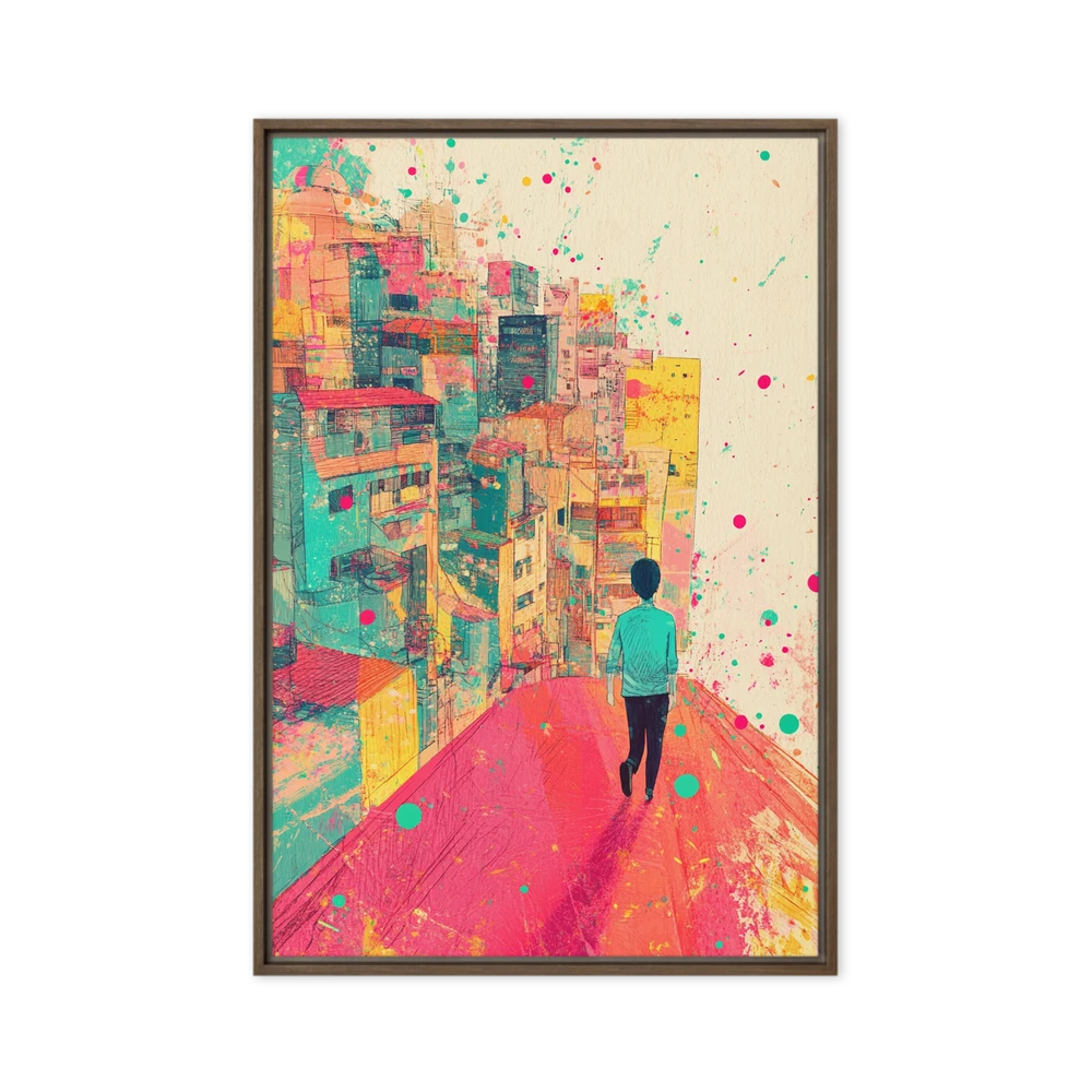 Colorful City Exploration | Art Print
