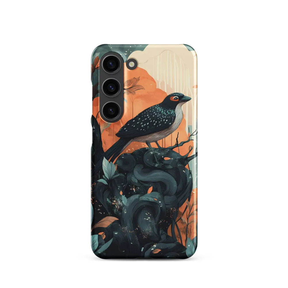 Bird on Twisted Tree | Phone Case