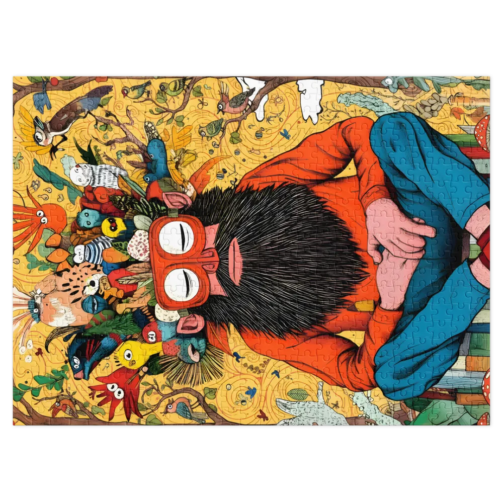 Bird‑Crowned Sage | Jigsaw Puzzles