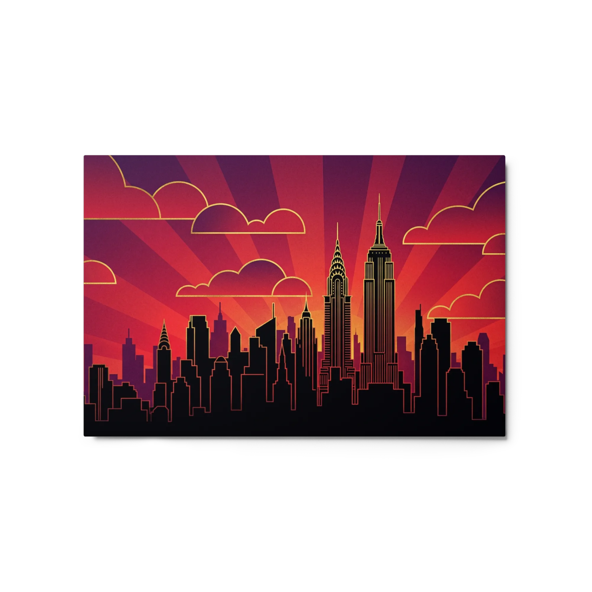 Art Deco New York Skyline