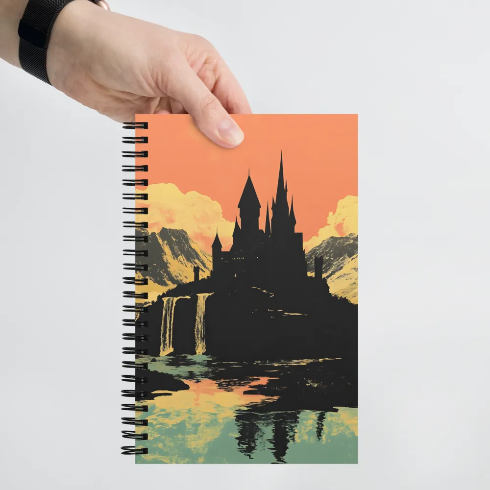Silhouette Castle over the Falls