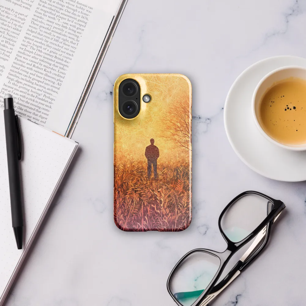 Golden Horizon Silhouette 
 Samsung Galaxy S25 | Snap Case