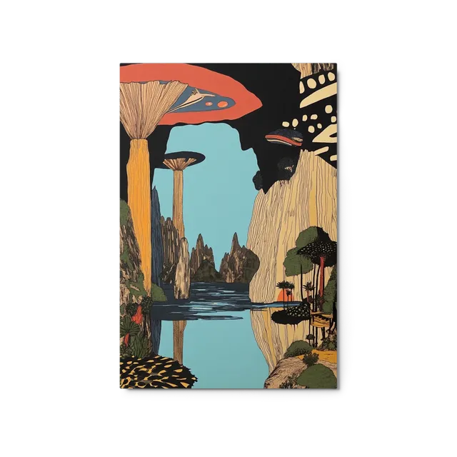 Mushroom Haven Reverie | Art Print