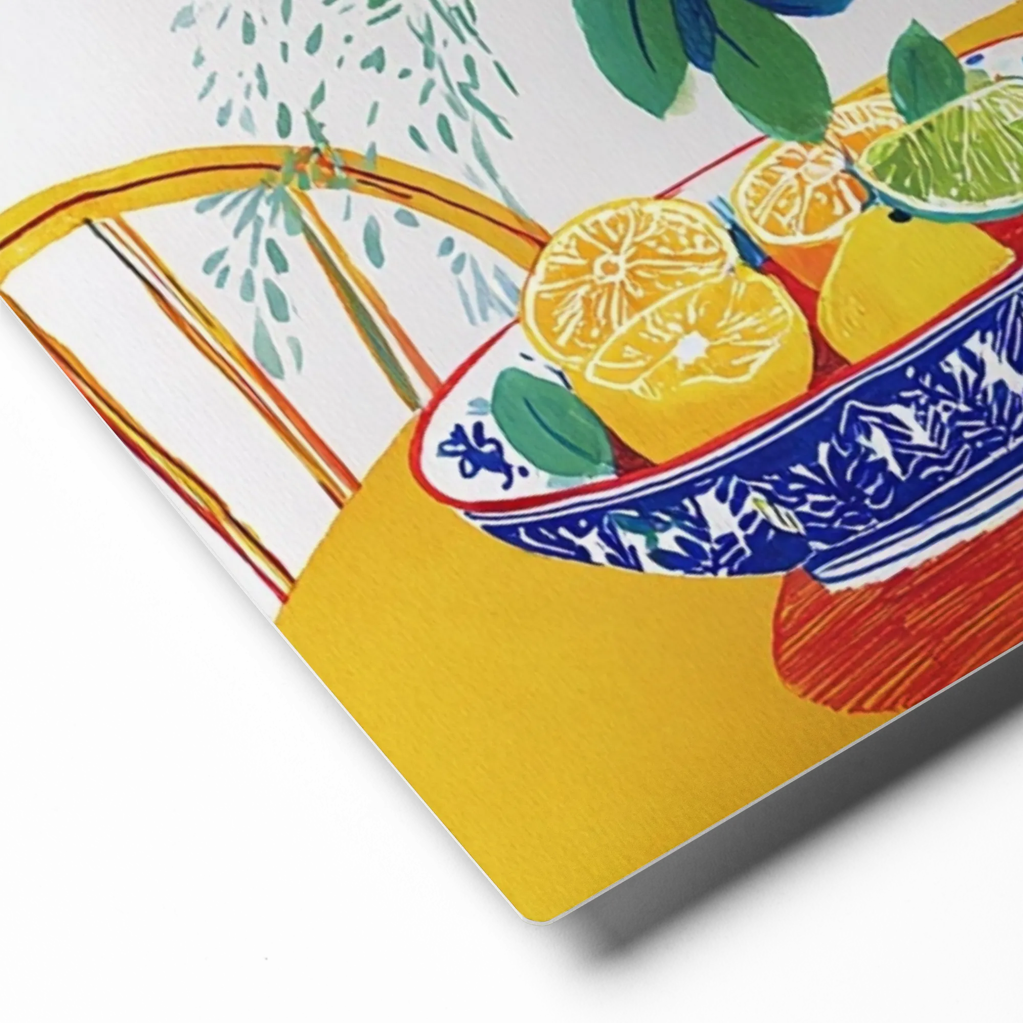 Sunlit Citrus 
 Canvas | 28″x 28″
