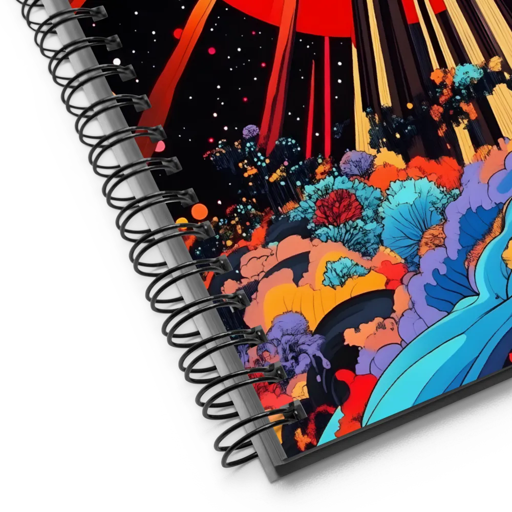 Celestial Bloom 
 Spiral Notebook | 140 pages