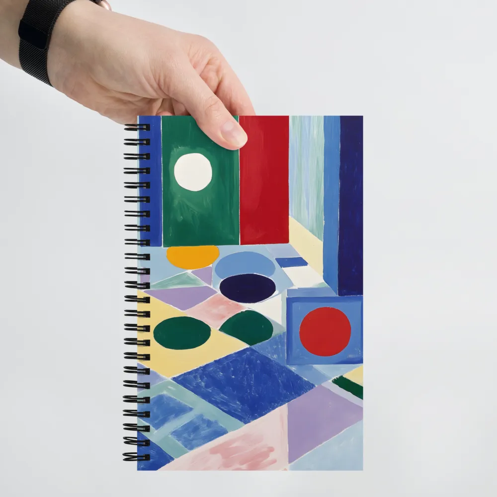 Dynamic Geometric Abstraction 
 Spiral Notebook | 140 pages