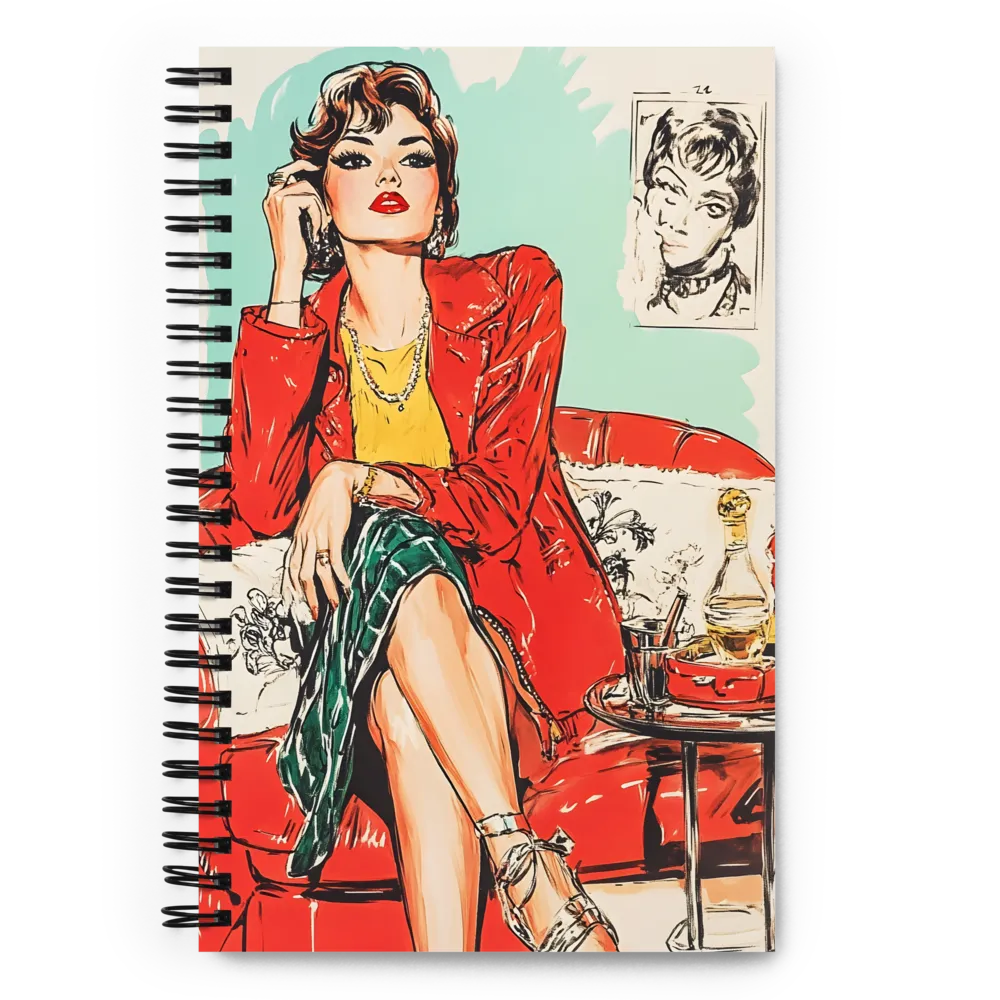 Mid-Century Chic 
 Spiral Notebook | 140 pages