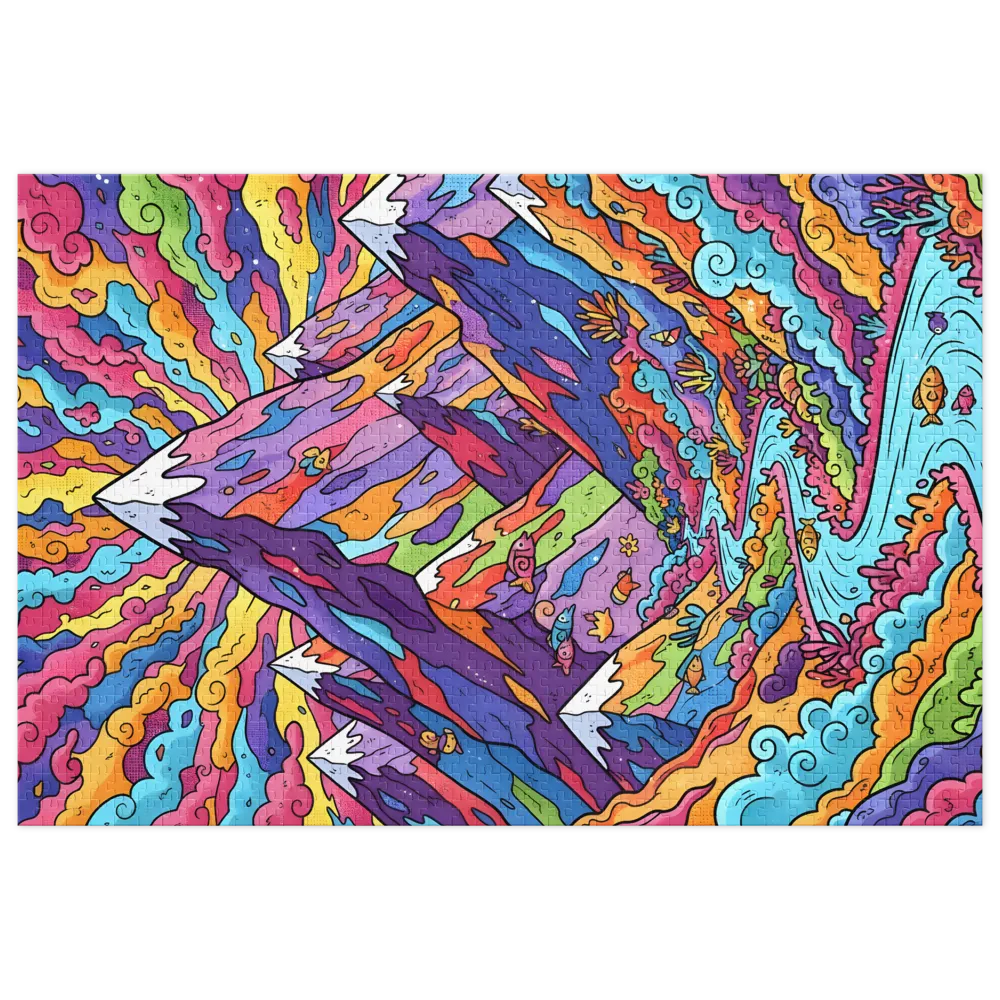 Rainbow Mountain Dream | Jigsaw Puzzles