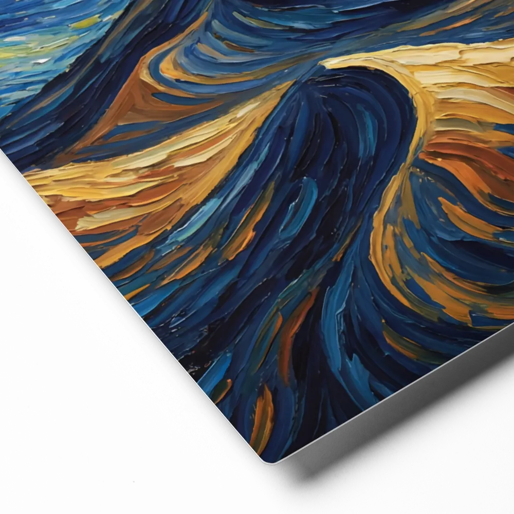 Starry Dunes Landscape 
 Art Print | 12″x 18″