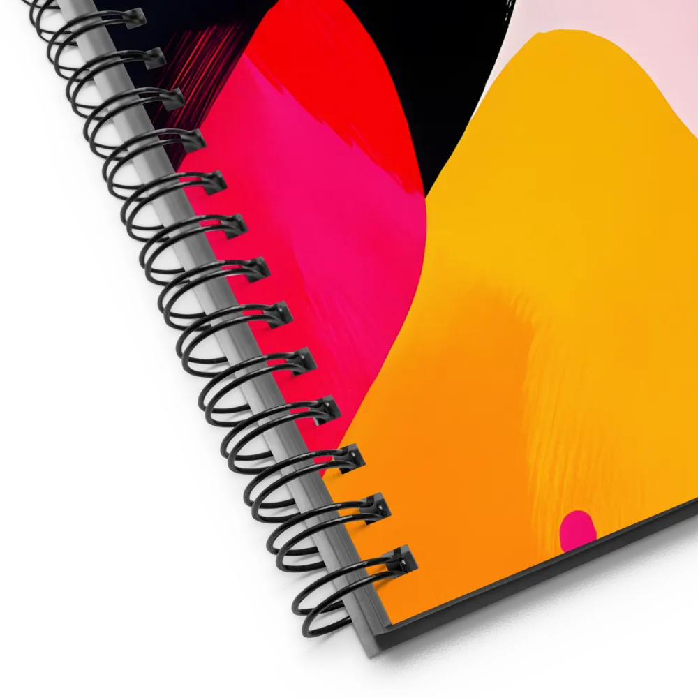 Luminous Abstract Flow 
 Spiral Notebook | 140 pages
