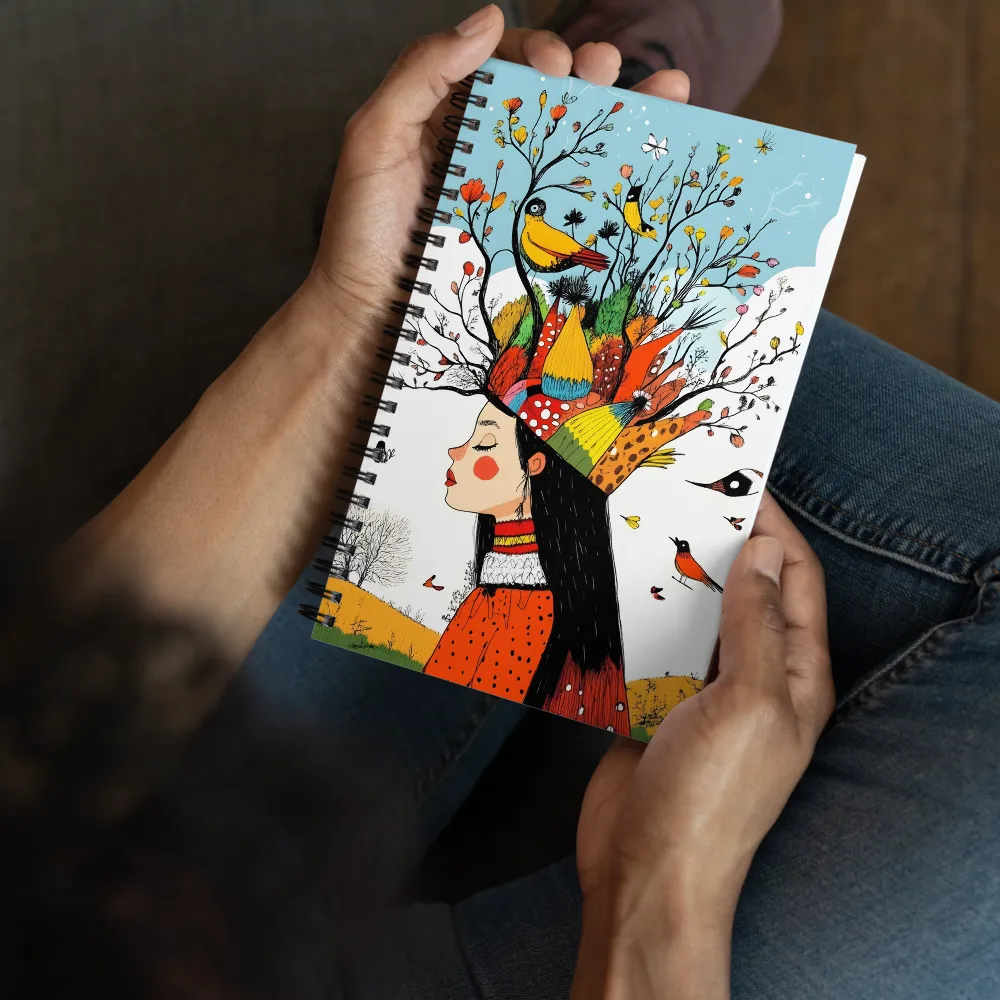 Whimsical Nature Spirit 
 Spiral Notebook | 140 pages