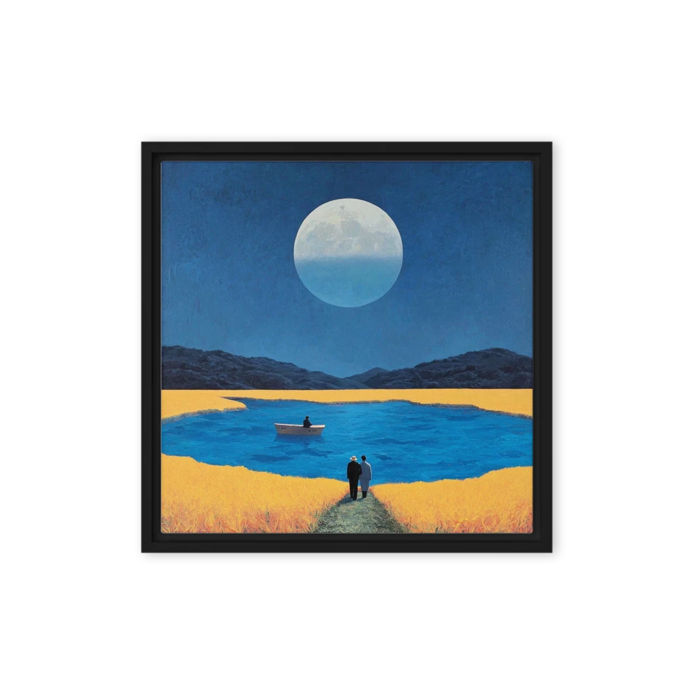 The Harvest Moon Lake | Art Print