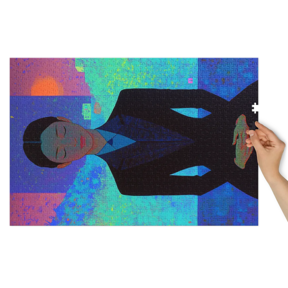 Modern Portrait of a Woman | Jigsaw Puzzle (252/520 pieces)