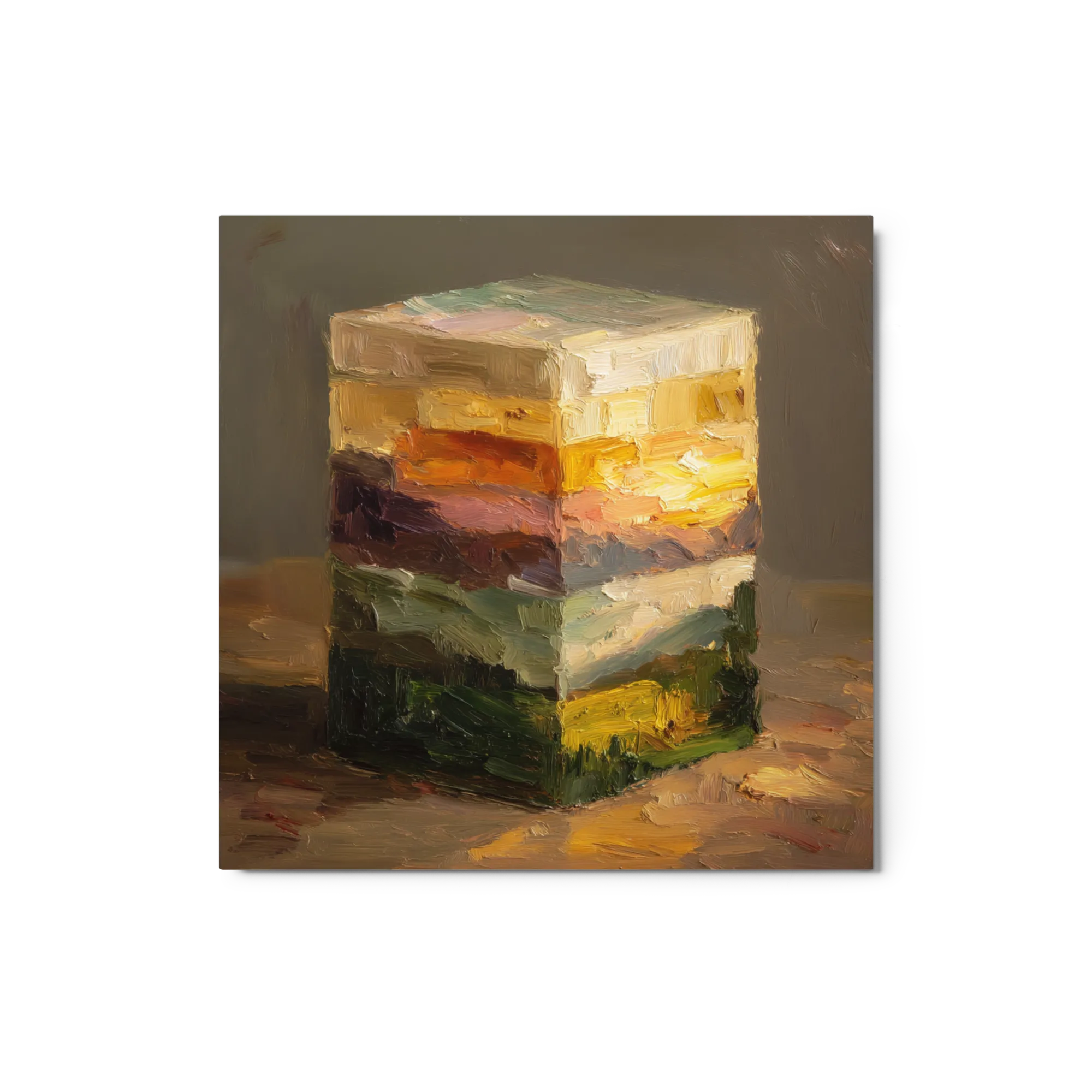 Layers of Earth and Sky 
 Canvas | 24″x 30″