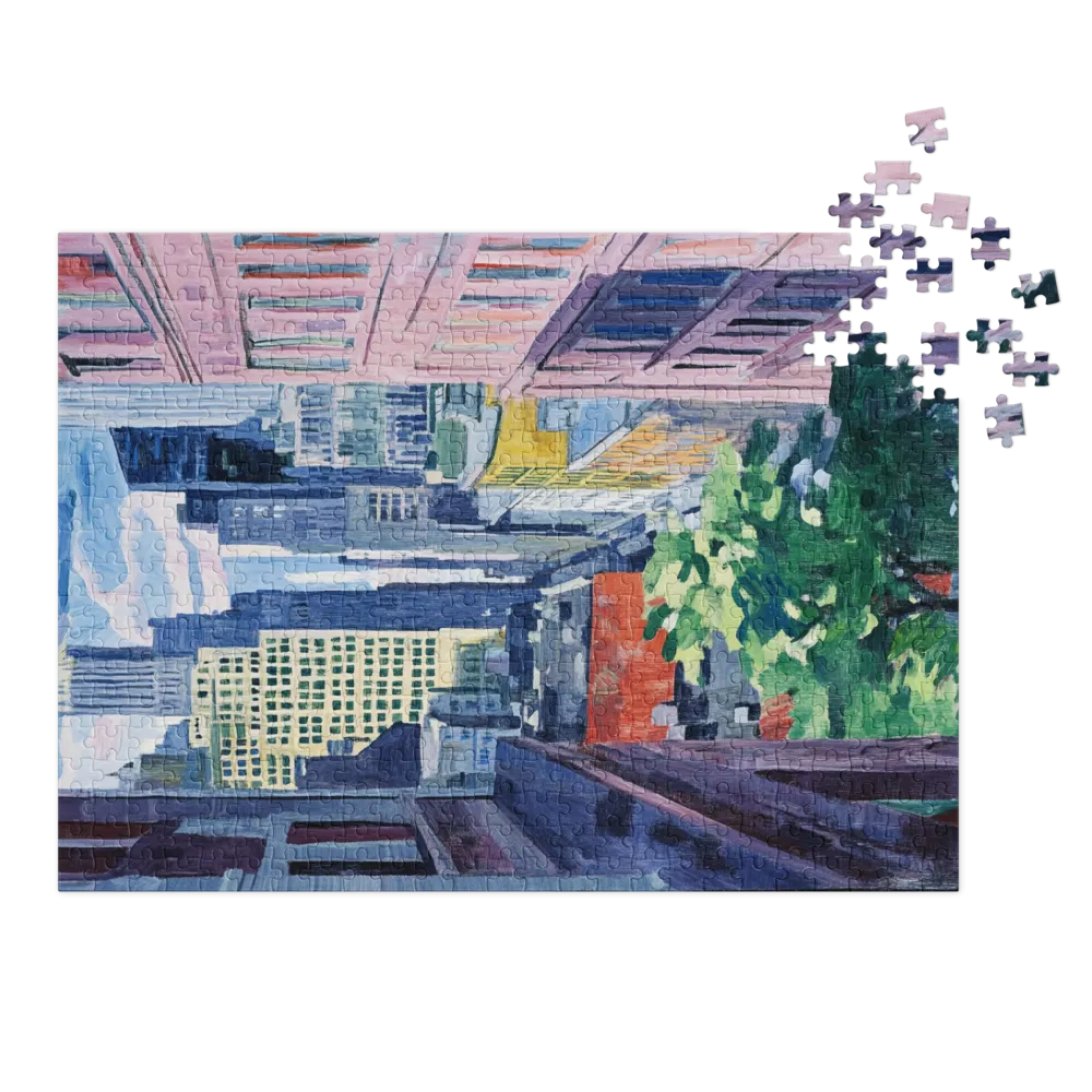 Impressionistic Cityscape