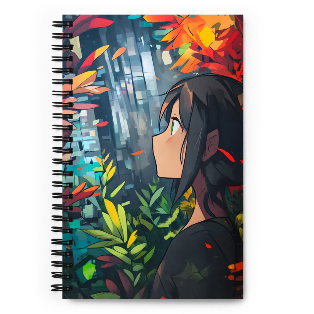 Enchanted Urban Forest 
 Spiral Notebook | 140 pages