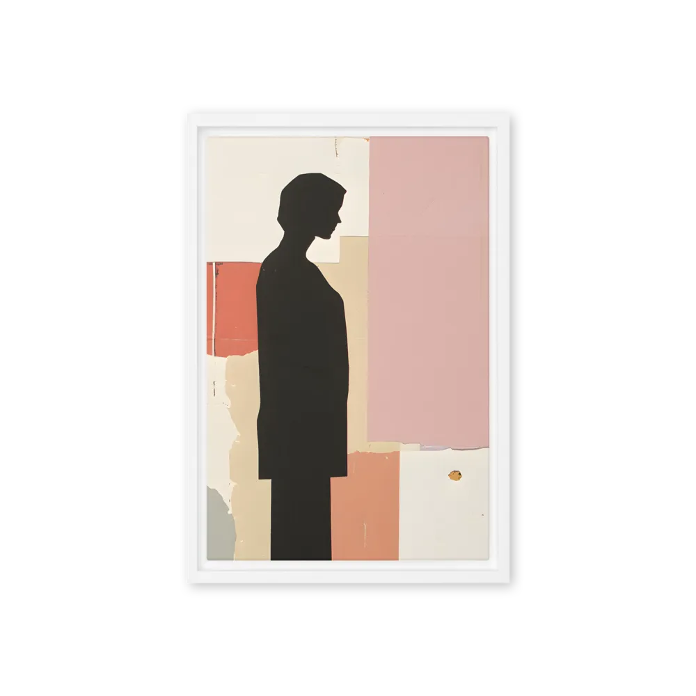 Silent Contour 
 Poster with Red oak Frame | 11″x 14″
