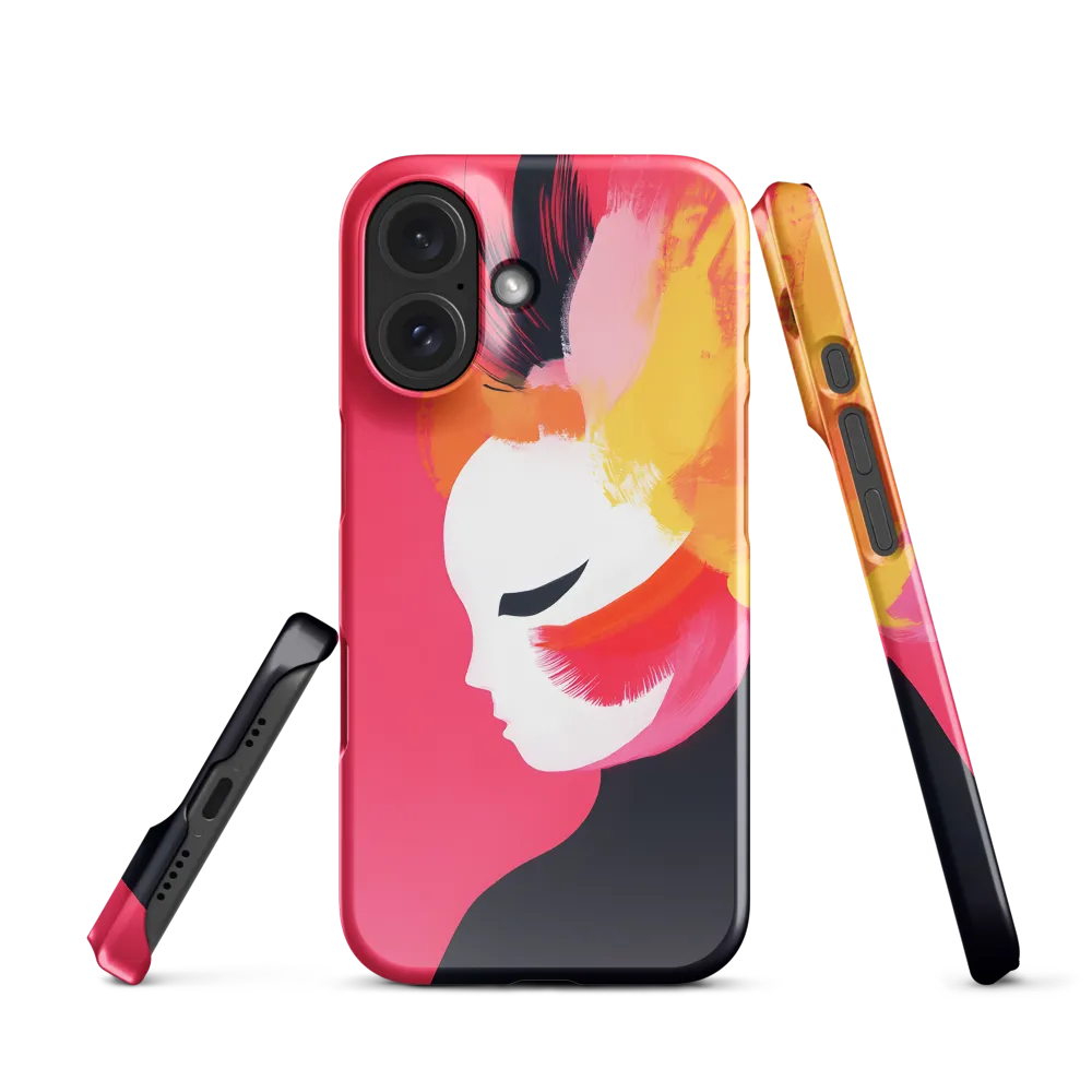 Vibrant Brushstroke Portrait 
 iPhone 14 Pro | MagSafe® Tough Case
