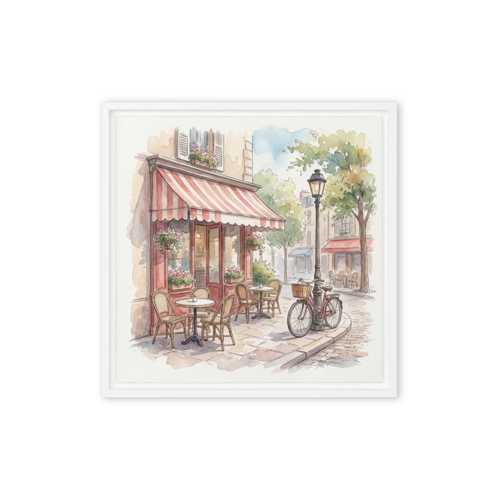 Parisian Cafe Scene | Art Print